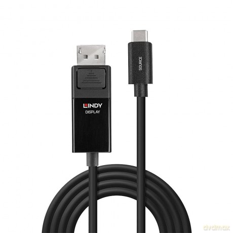 LINDY 1m USB Typ C an DP 4K60 Adapterkab