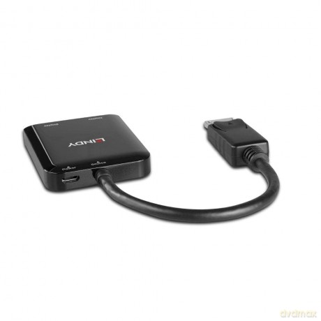 LINDY 2 Port DisplayPort 1.2 MST Hub