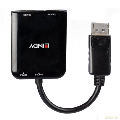 LINDY 2 Port DisplayPort 1.2 MST Hub
