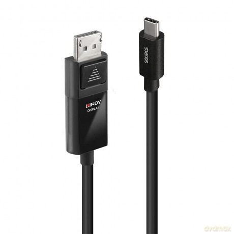 LINDY 2m USB Typ C an DP 4K60 Adapterkab