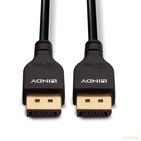 LINDY 3m Slim DisplayPort 1.4 Cable