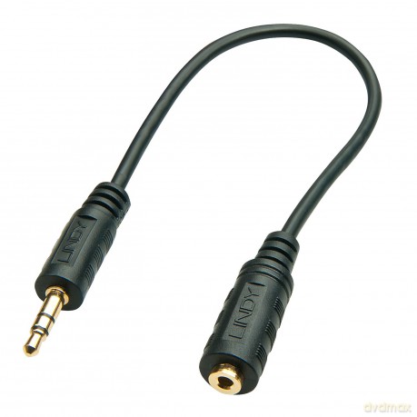 LINDY Audioadapterkabel 3.5mm/2.5mm M/F