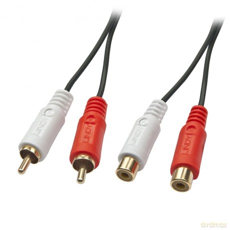 LINDY Audiokabel Stereo 2m 2xRCA (Cinch)