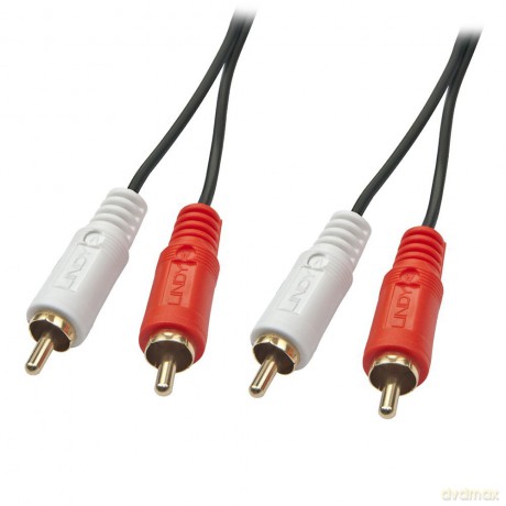 LINDY Audiokabel Stereo 2xRCA/2xRCA M/M