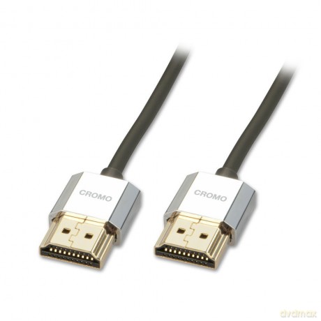 LINDY HDMI High Speed Kabel CROMO Slim E