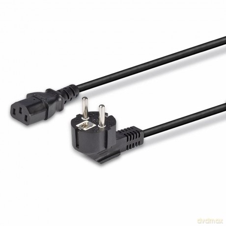 LINDY IEC-Netzkabel 3m Schuko-Winkelst.