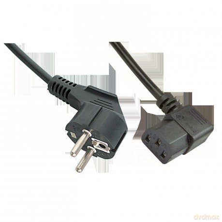 LINDY IEC-Netzkabel abgewinkelt Schuko a