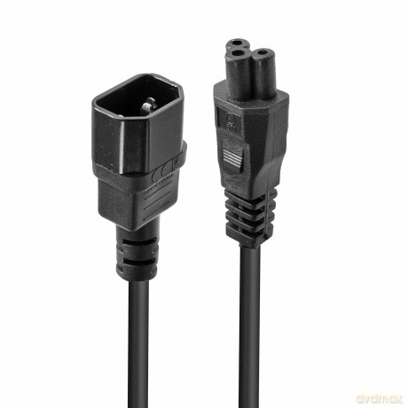 LINDY IEC-Netzkabel C14 an C5 3m