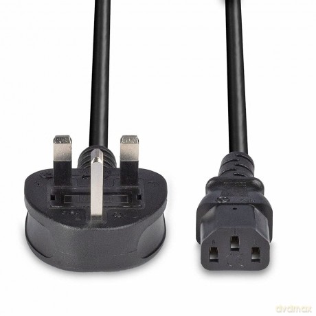 LINDY IEC-Netzkabel UK C13 3m
