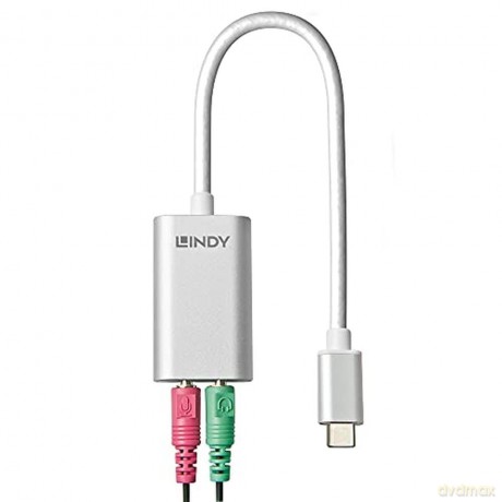 LINDY Konverter USB Typ C auf 3.5mm Audi