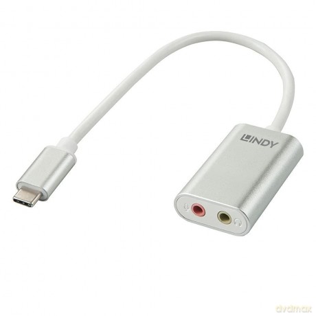 LINDY Konverter USB Typ C auf 3.5mm Audi