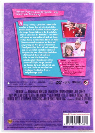 Full House Season 3 (Pełna Chata Sezon 3) [4DVD]