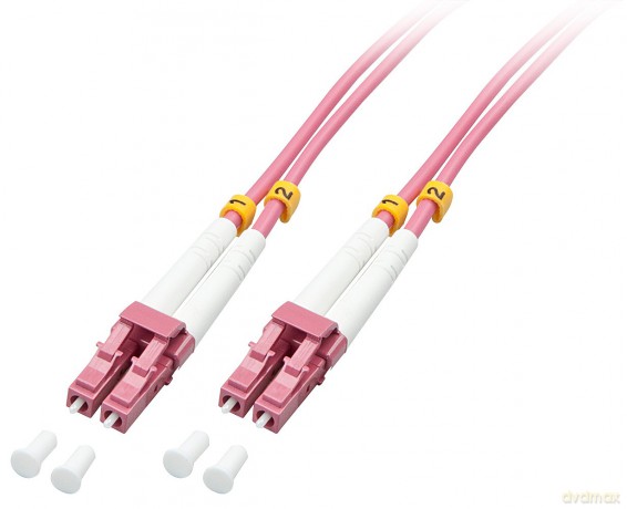LINDY LWL-Duplexkabel LC/LC OM4 10m 50/