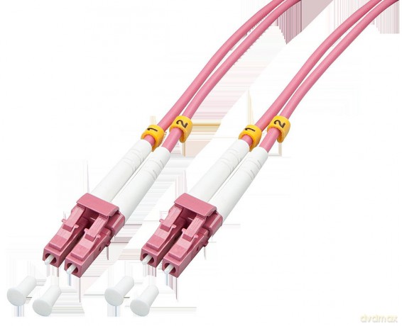 LINDY LWL-Duplexkabel LC/LC OM4 1m 50/1