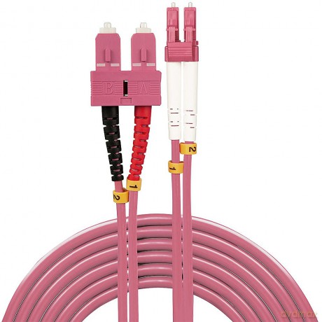 LINDY LWL-Duplexkabel LC/SC OM4 5m 50/1