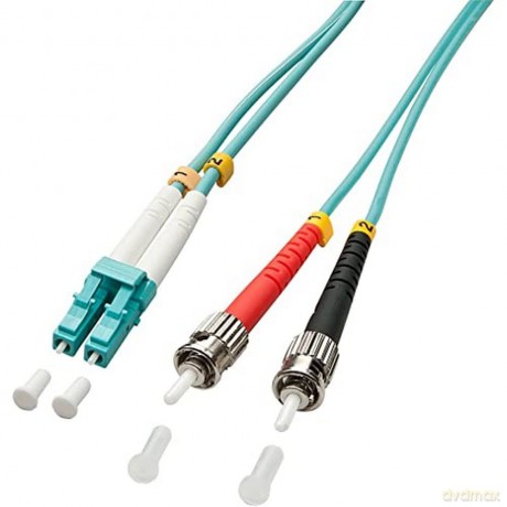 LINDY LWL-Duplexkabel LC/ST OM3 1m 50/1