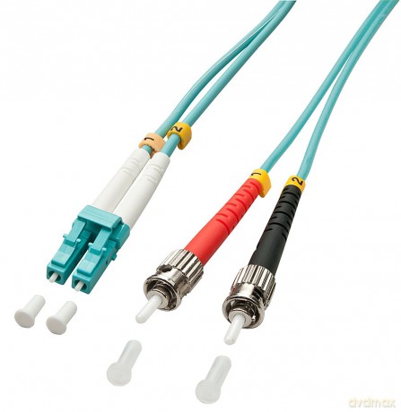 LINDY LWL-Duplexkabel LC/ST OM3 2m 50/1