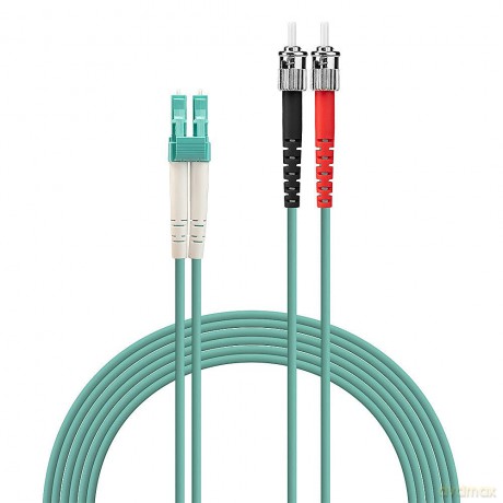 LINDY LWL-Duplexkabel LC/ST OM3 2m 50/1