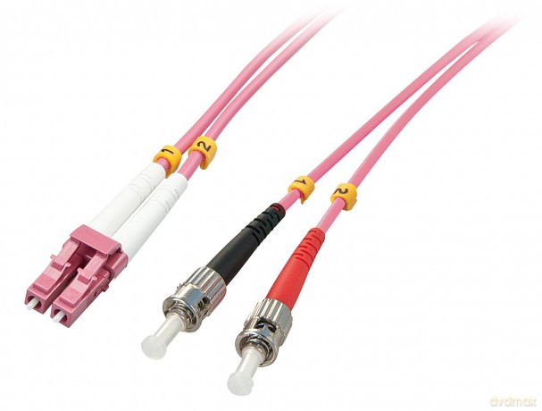LINDY LWL-Duplexkabel LC/ST OM4 10m 50/