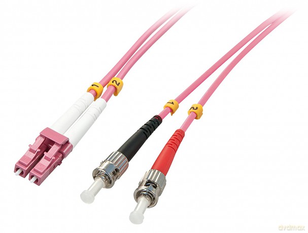 LINDY LWL-Duplexkabel LC/ST OM4 5m 50/1