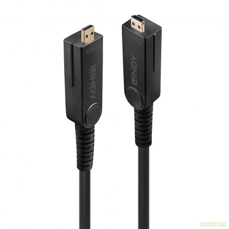 LINDY Micro-HDMI Fibre Optic Hybrid 18G
