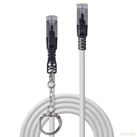 LINDY Patchkabel Cat.6A S/FTP grau 3m ve