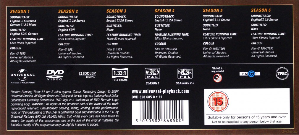 Northern Exposure - Season 1-6 Complete (Przystanek Alaska Sezon 1-6) [28DVD]