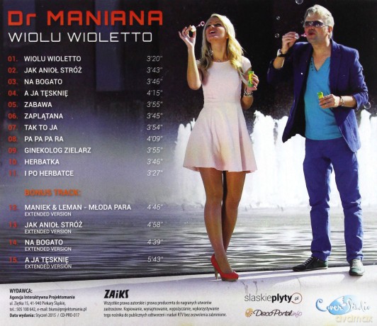 DR Maniana: Wiolu Wioletto [CD]