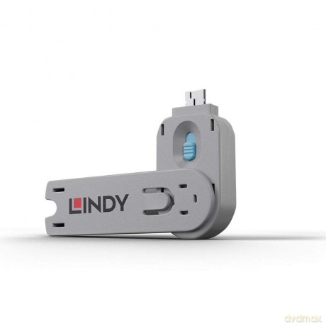 LINDY Schlźssel fźr USB Port Schloss bla