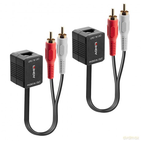 LINDY Stereo Audio Extender Cat.5/6 500m