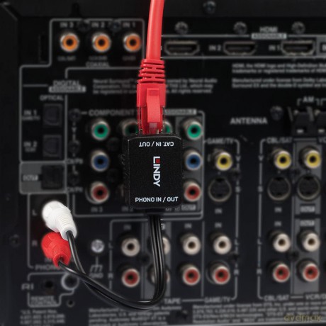 LINDY Stereo Audio Extender Cat.5/6 500m
