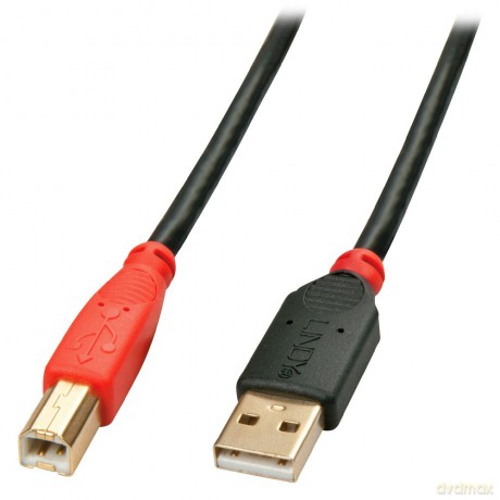 LINDY USB 2.0 Aktiv-Kabel Typ A/B M/M 15