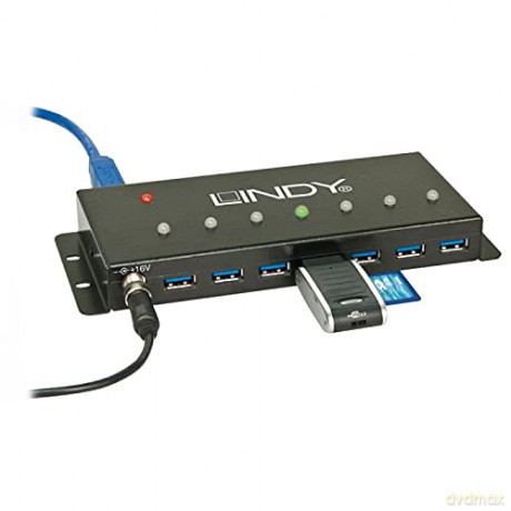 LINDY USB 3.1/3.0 Industrie Hub 7 Port