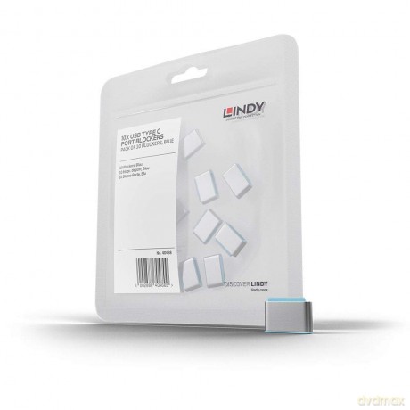LINDY USB Typ C Port Schloss blau 10 Stź