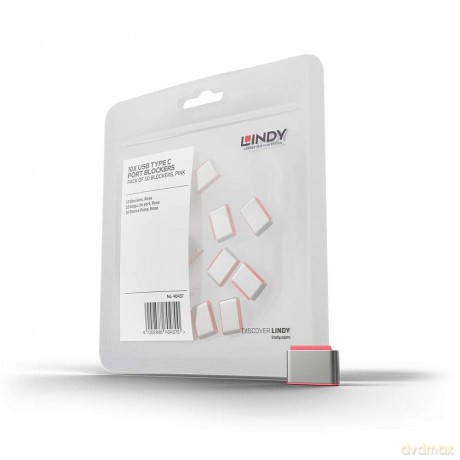 LINDY USB Typ C Port Schloss rot 10 Stźc