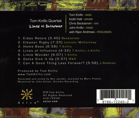 Knific,Tom: Lines Of Influence [CD]
