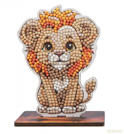 Lion - Wildlife Crystal Art Buddy Kit