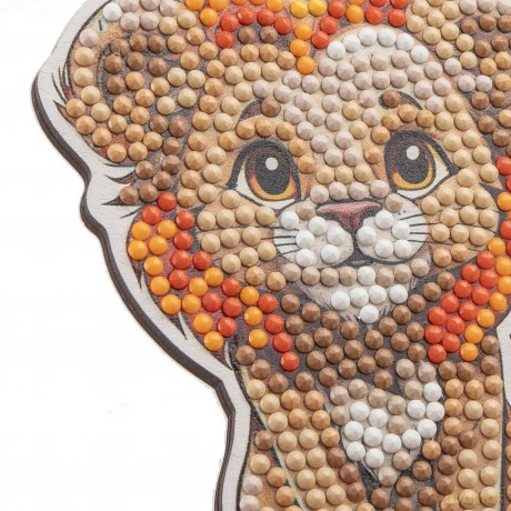 Lion - Wildlife Crystal Art Buddy Kit