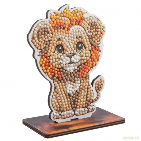 Lion - Wildlife Crystal Art Buddy Kit