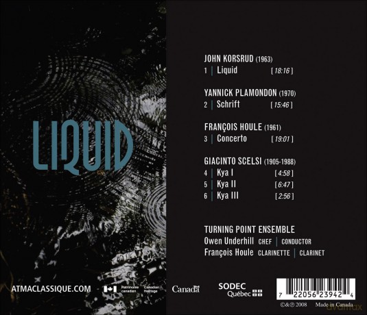 F.Houle/Turning Point Ensemble: Liquid [CD]