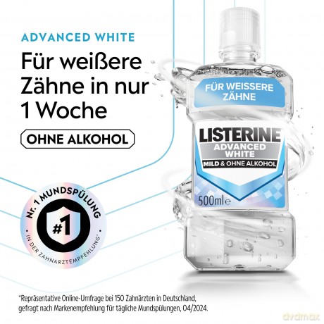 LISTERINE ADVANCED WHITE Mundspźlung 50