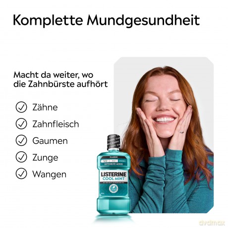 LISTERINE COOL MINT ANTI-BAKTERIELL Mun