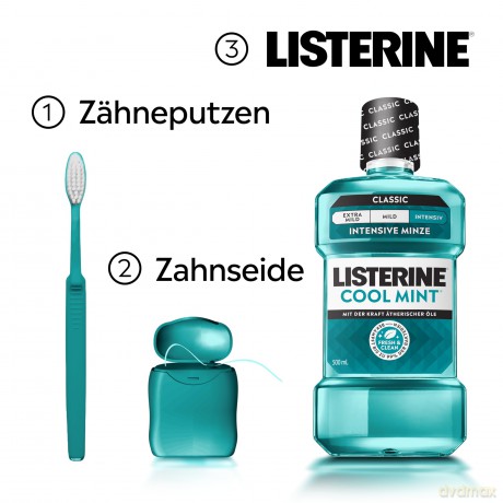 LISTERINE COOL MINT ANTI-BAKTERIELL Mun