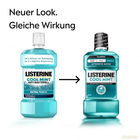 LISTERINE COOL MINT ANTI-BAKTERIELL Mun