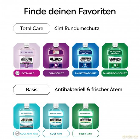 LISTERINE TOTAL CARE EXTRA MILD Mundspź