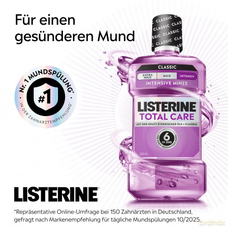LISTERINE TOTAL CARE ZAHN-SCHUTZ Mundsp