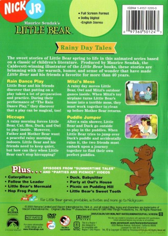 Little Bear: Rainy Day Tales [DVD]