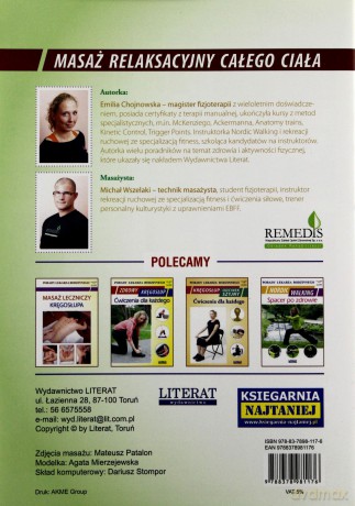 Masaż Relaksacyjny Całego Ciała - Emilia Chojnowska [KSIĄŻKA]