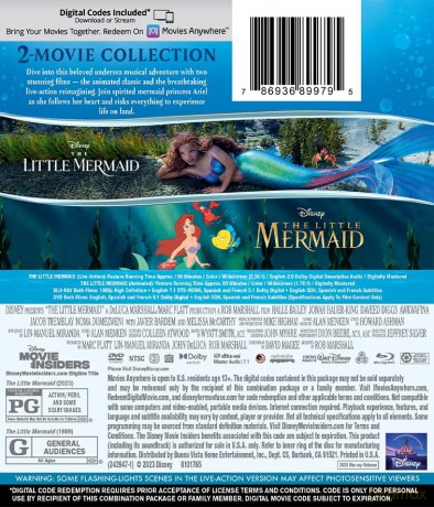 Little Mermaid 2-Movie Collection [4xBlu-Ray]