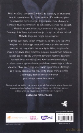 Nauczycielka - Judith W. Taschler [KSIĄŻKA]